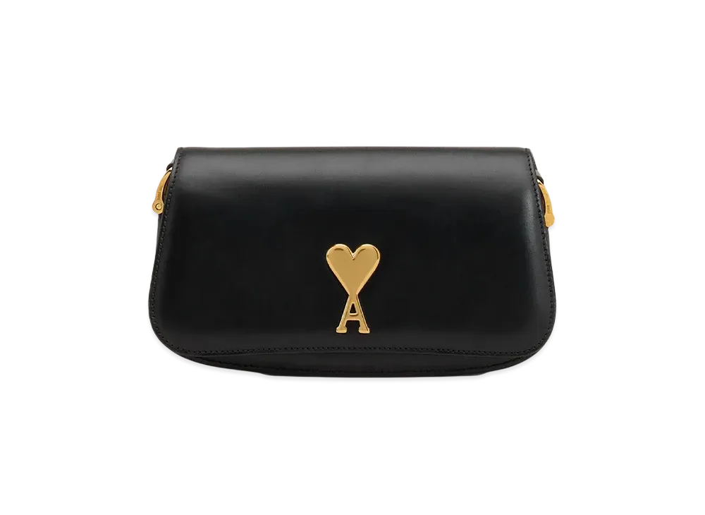 AMI PARIS Paris Paris Shoulder Bag "Black"
