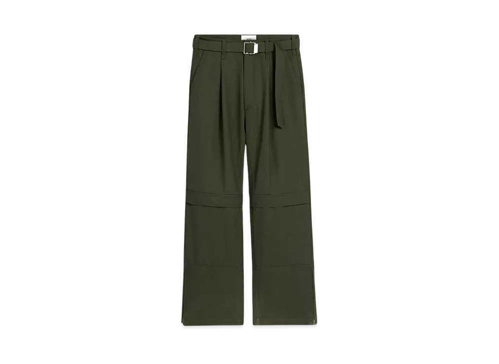 AMI PARIS Wool Cargo Pants "Loden"