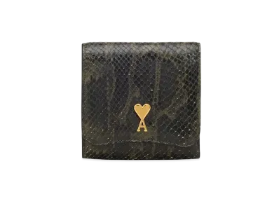 AMI PARIS Paris Paris Wallet "OliveNoire"
