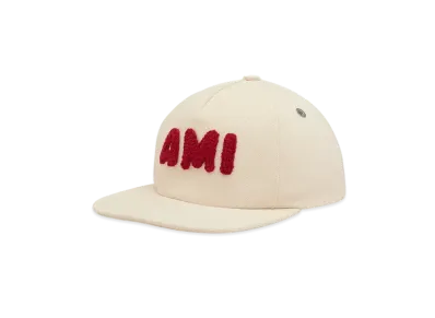 AMI PARIS Patch Tracker Cap "BlancCreme"