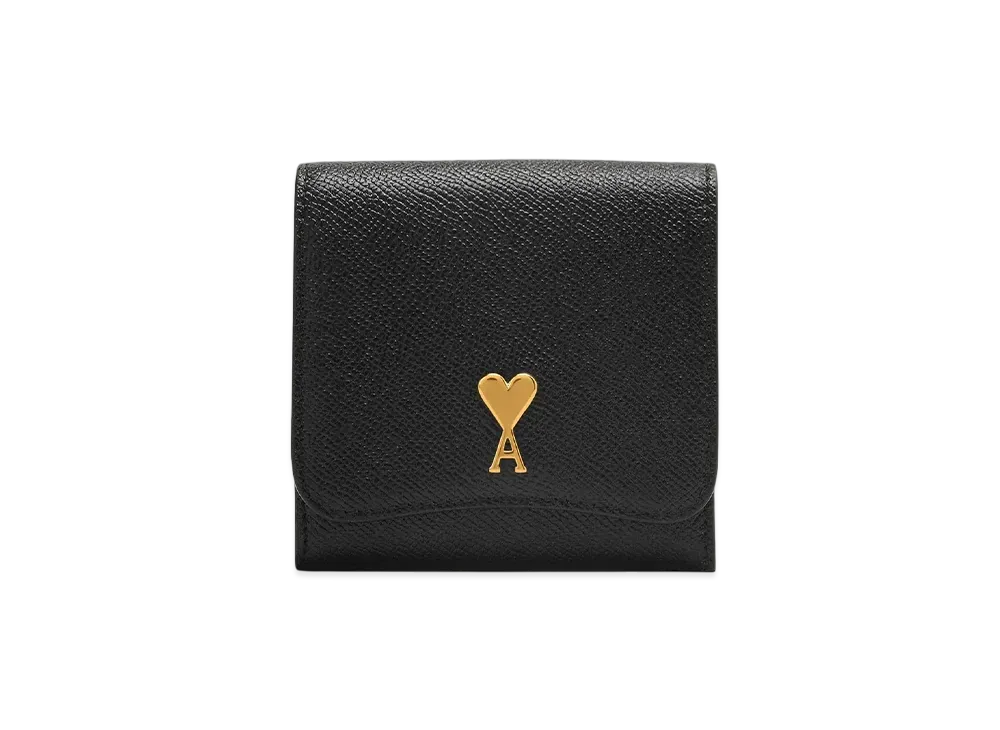 AMI PARIS Paris Paris Compact Wallet "Black"