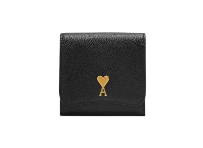 AMI PARIS Paris Paris Compact Wallet "Black"