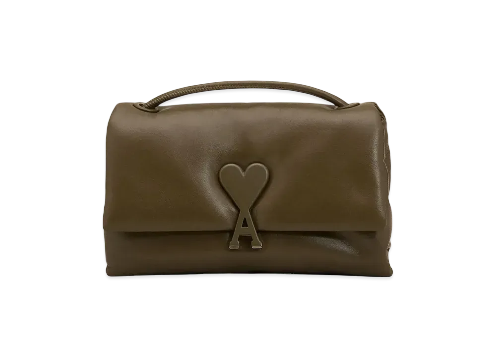 AMI PARIS Vourevous Bag "Khaki"