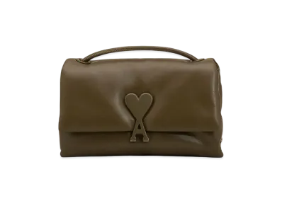 AMI PARIS Vourevous Bag "Khaki"