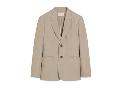 AMI PARIS Wool Backslit Jacket "Gingembre"