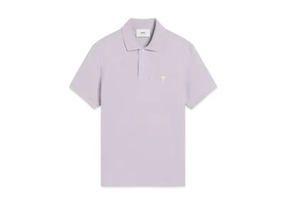 AMI PARIS Amidoucourt Polo Shirt "Lilac"