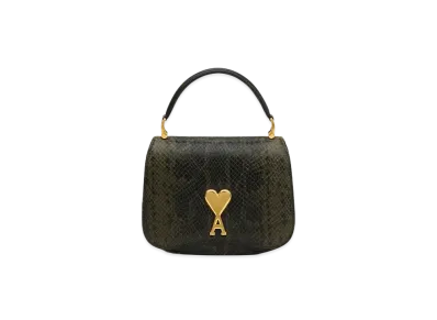AMI PARIS Paris Paris Top Handle Bag "OliveNoire"