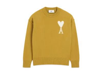 AMI PARIS Ami de Coeur Sweater "Cendre/Ecru"