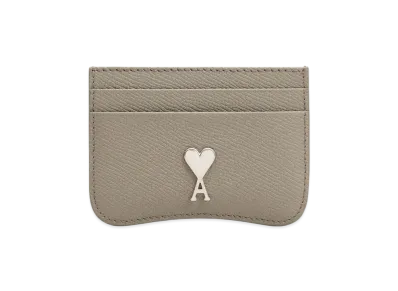 AMI PARIS Paris Paris Card Holder "Cendre/ArgentVibre"