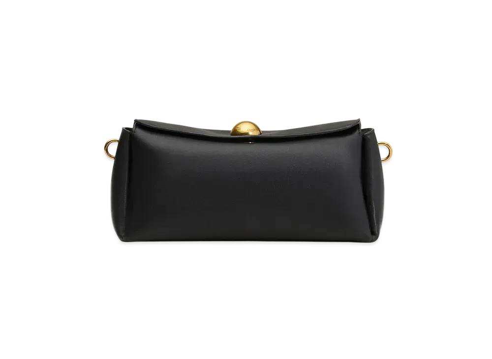 AMI PARIS Leather Carousel Bag "Black"