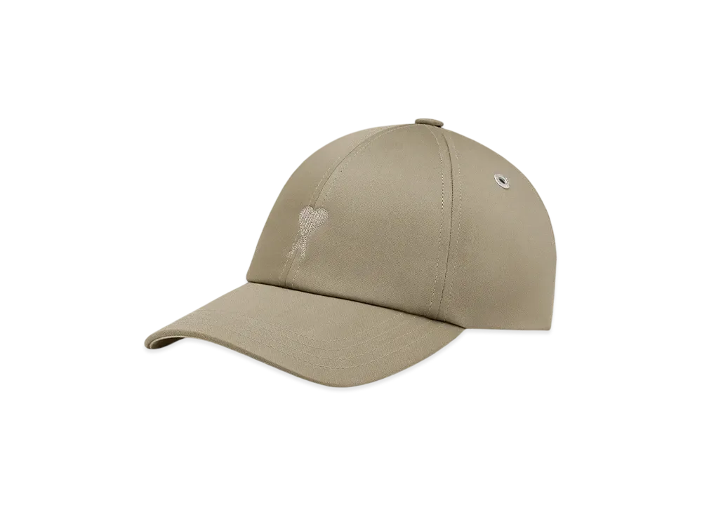 AMI PARIS Amidoucourt Embroidered Cap "Laurier/Gingembre"