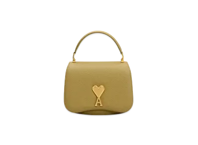 AMI PARIS Paris Paris Top Handle Bag "Havane/LaitonVibre"