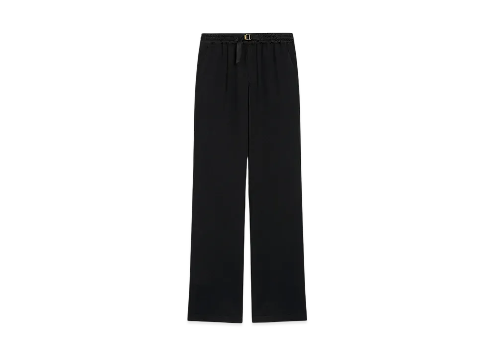 AMI PARIS Flared Fit Elastic Pants "Black"