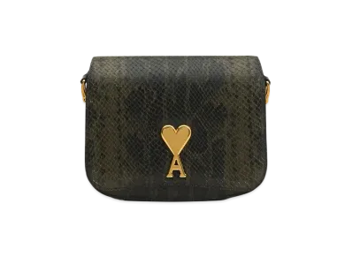 AMI PARIS Paris Paris Bag "OliveNoire"