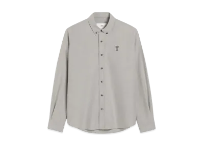 AMI PARIS Ami de Coeur Button Down Shirt "Loden"