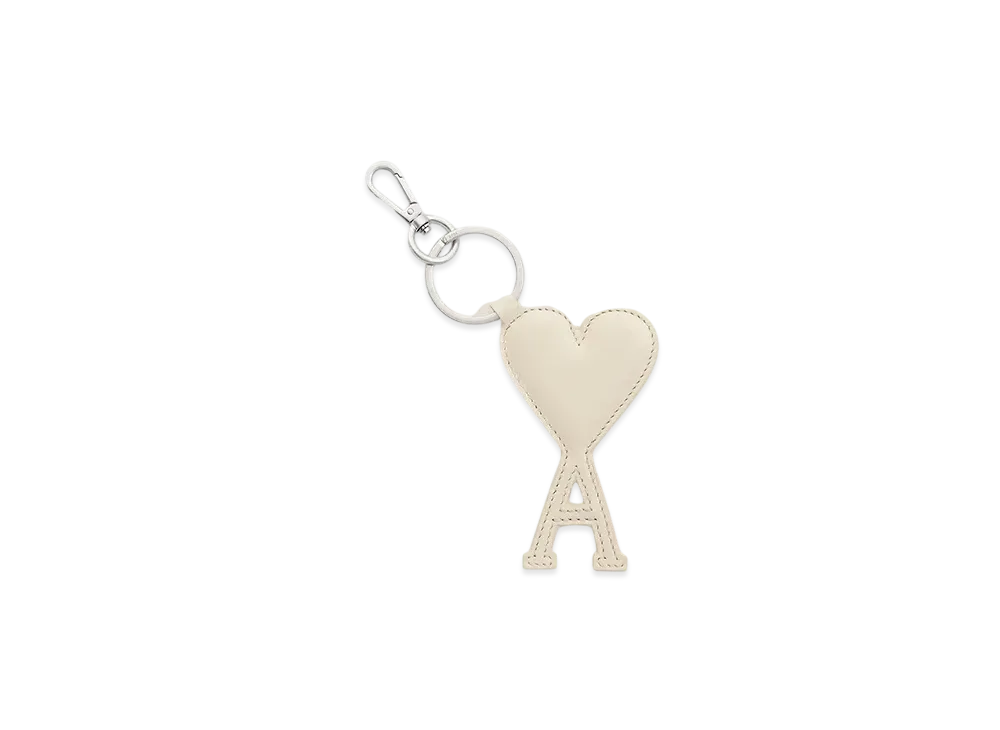 AMI PARIS Amidukur Key Ring "BlancCreme"