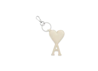 AMI PARIS Amidukur Key Ring "BlancCreme"