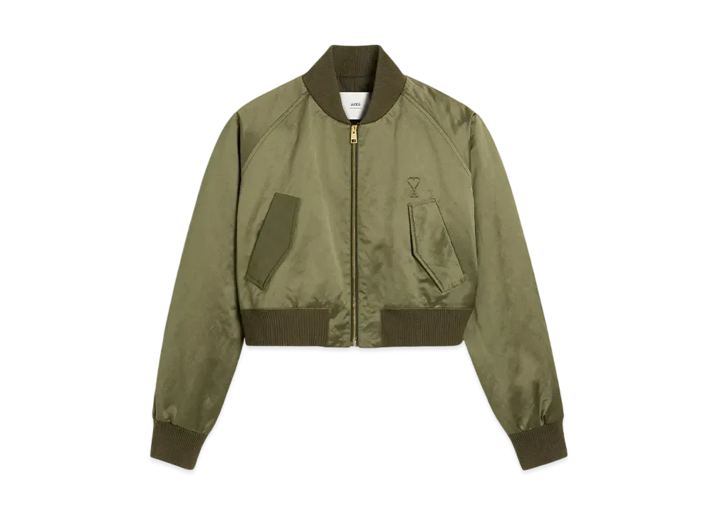 AMI PARIS Ami de Coeur Bomber Jacket "Loden"