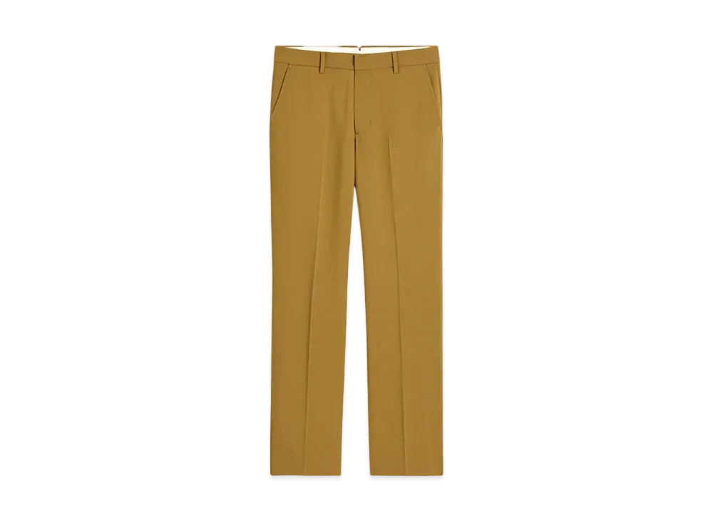 AMI PARIS Wool Straight-Fit Pants "Havana"