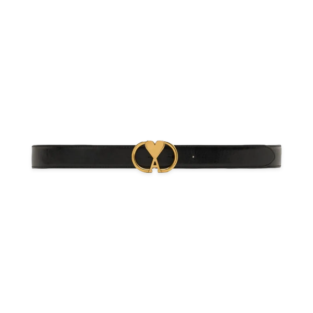 AMI PARIS Women's Ami Belts "Black"