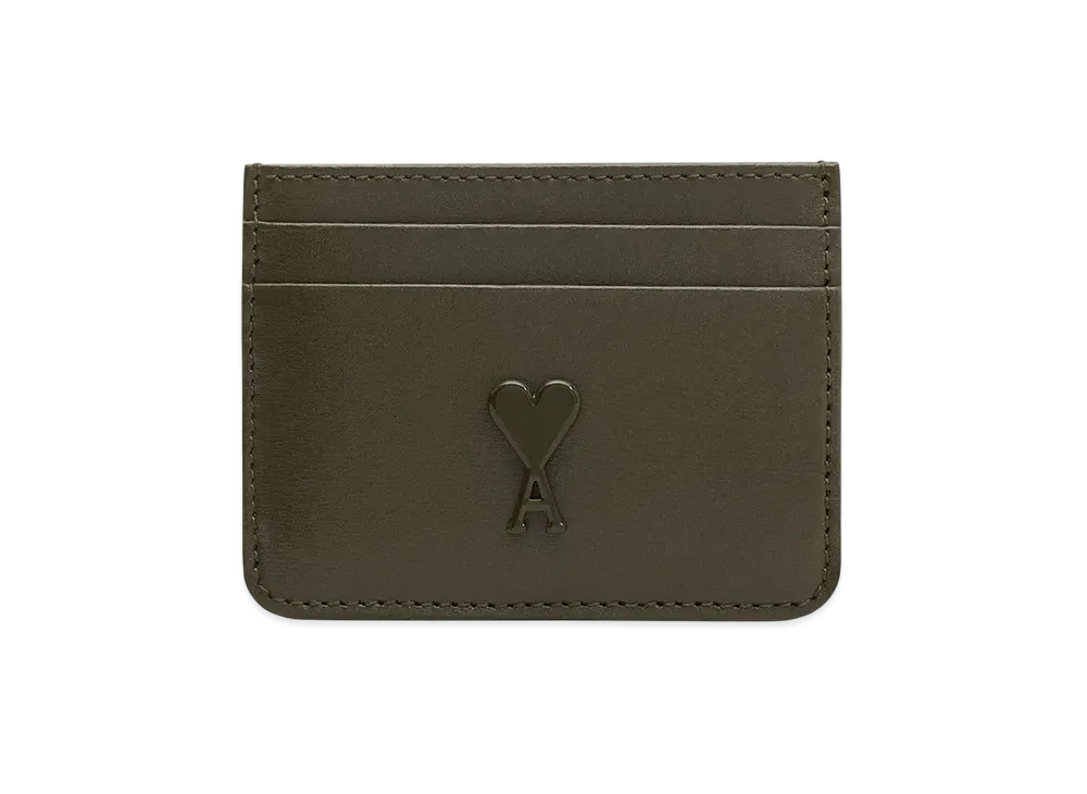 AMI PARIS Amidookur Card Holder "OliveNoire"