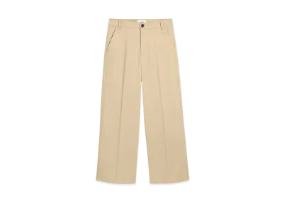 AMI PARIS Cotton Baggy-Fit Pants "Gingembre"