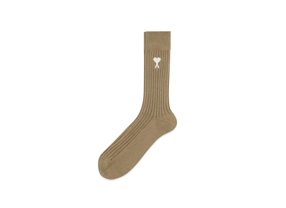 AMI PARIS Ami de Coeur Socks "Laurier/Ecru"