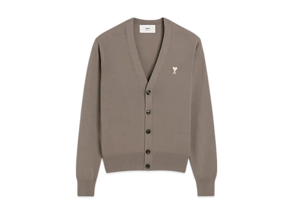 AMI PARIS Ami de Coeur Cardigan "Ash"