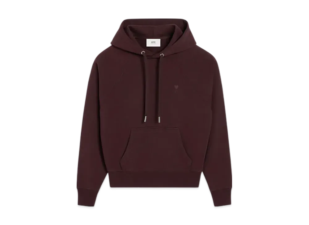 AMI PARIS Ami de Coeur Hoodie "Eggplant"