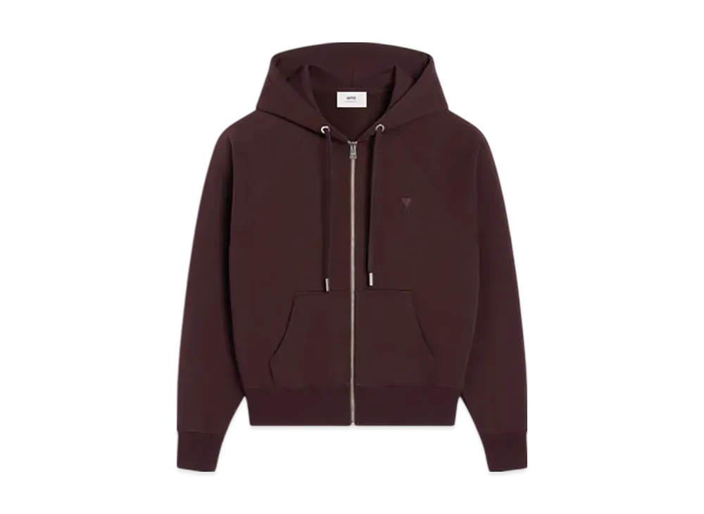 AMI PARIS Ami de Coeur Hoodie "Eggplant"