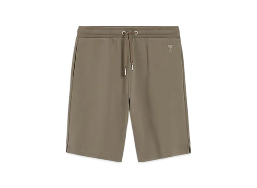 AMI PARIS Ami de Coeur Shorts "Smoke Grey"