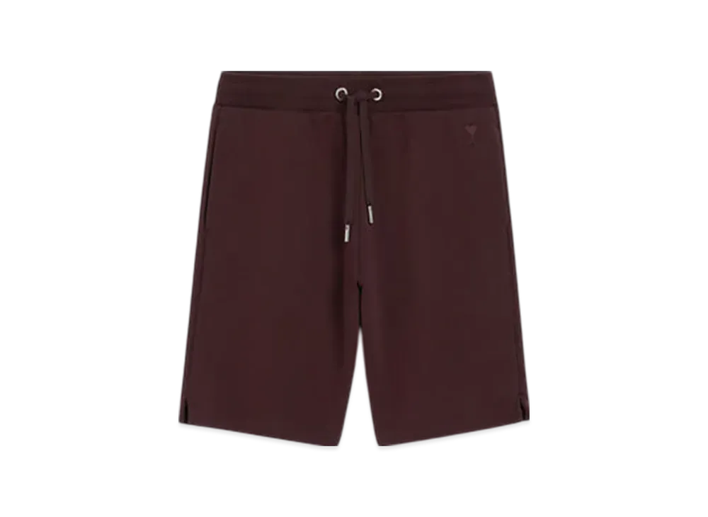 AMI PARIS Ami de Coeur Shorts "Eggplant"