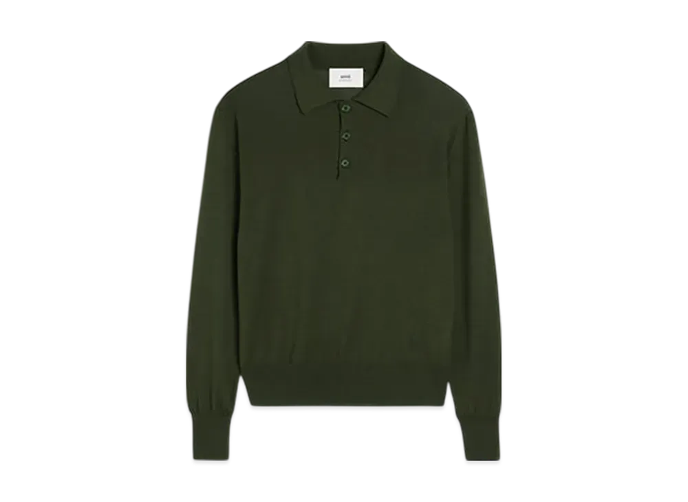 AMI PARIS Ami de Coeur Polo "Loden"