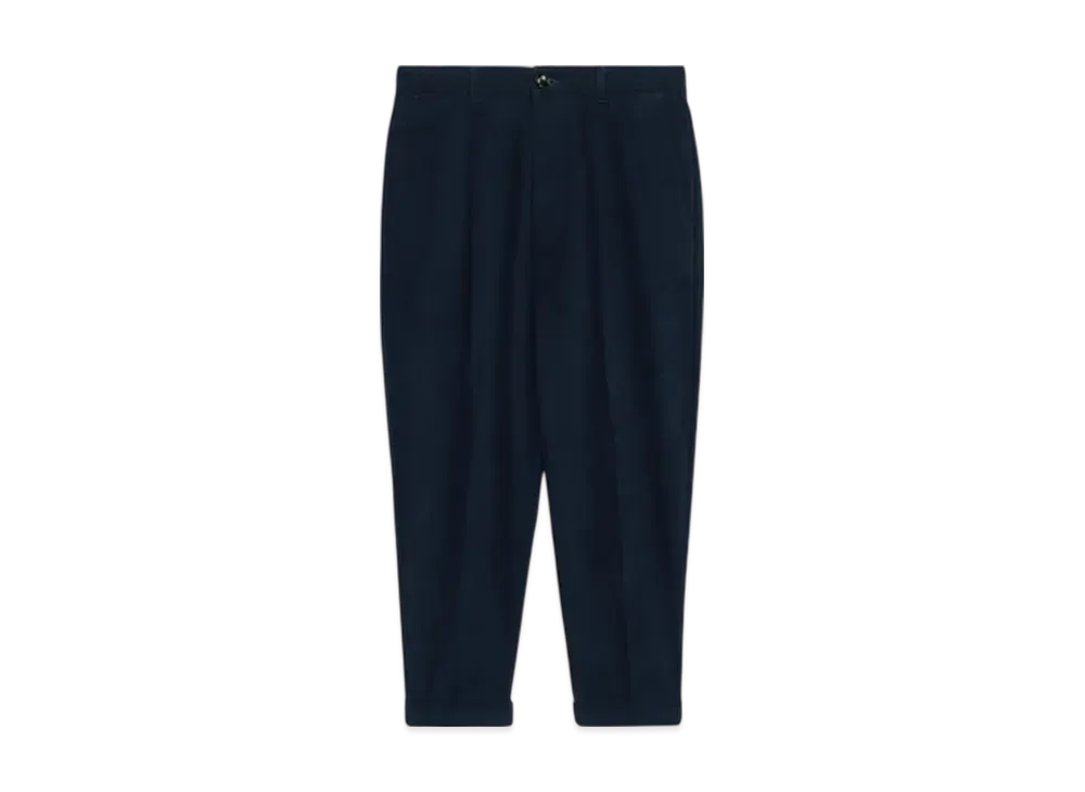 AMI PARIS Oversized Carrot Fit Pants "Night Blue"