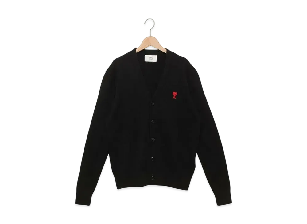 AMI PARIS Cardigan Bolero "Black"