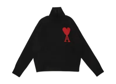 AMI PARIS Knit Sweater "Black"