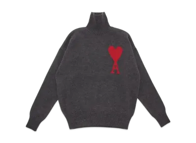 AMI PARIS Knit Sweater "Red"