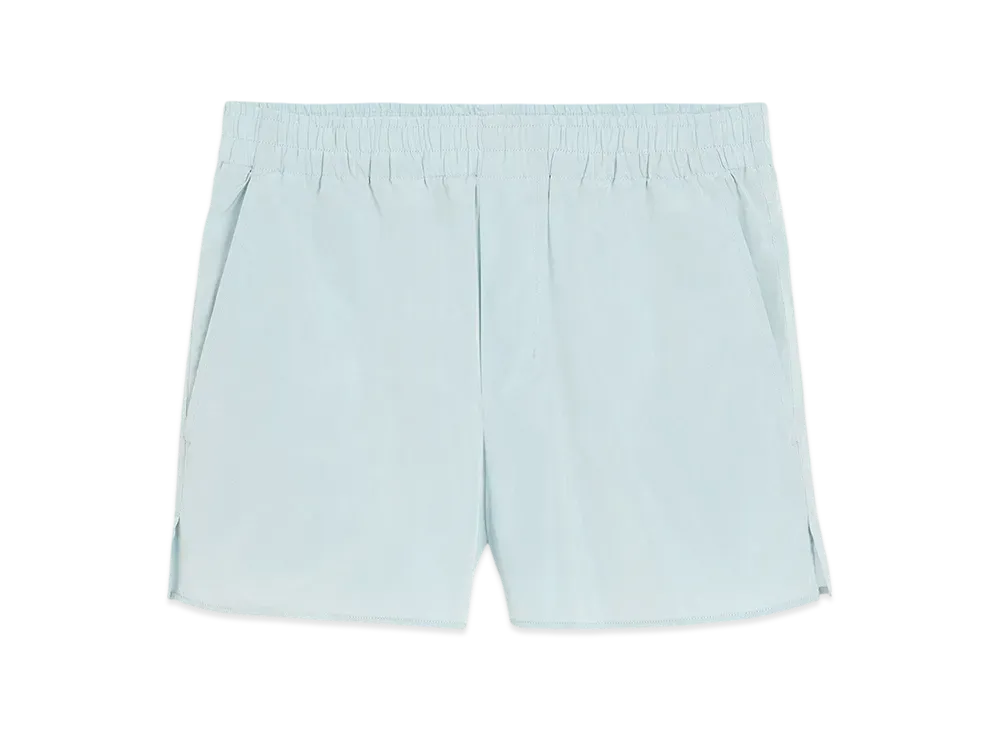 AMI PARIS Taffeta Shorts "Sky"