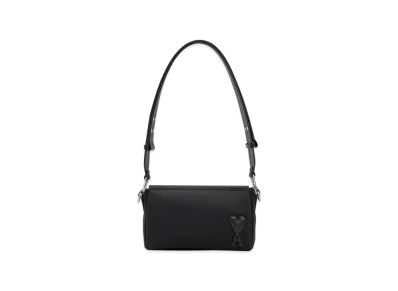 AMI PARIS Nylon Canvas Marcel Lunch Box Bag "Black"