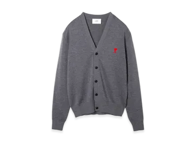 AMI PARIS De Coeur Cardigan "Mediumgrey"