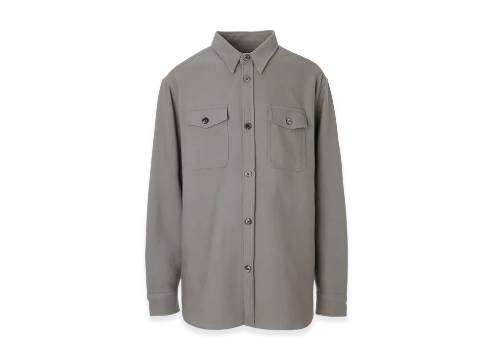 AMI PARIS Shirt Jacket "Taupe"