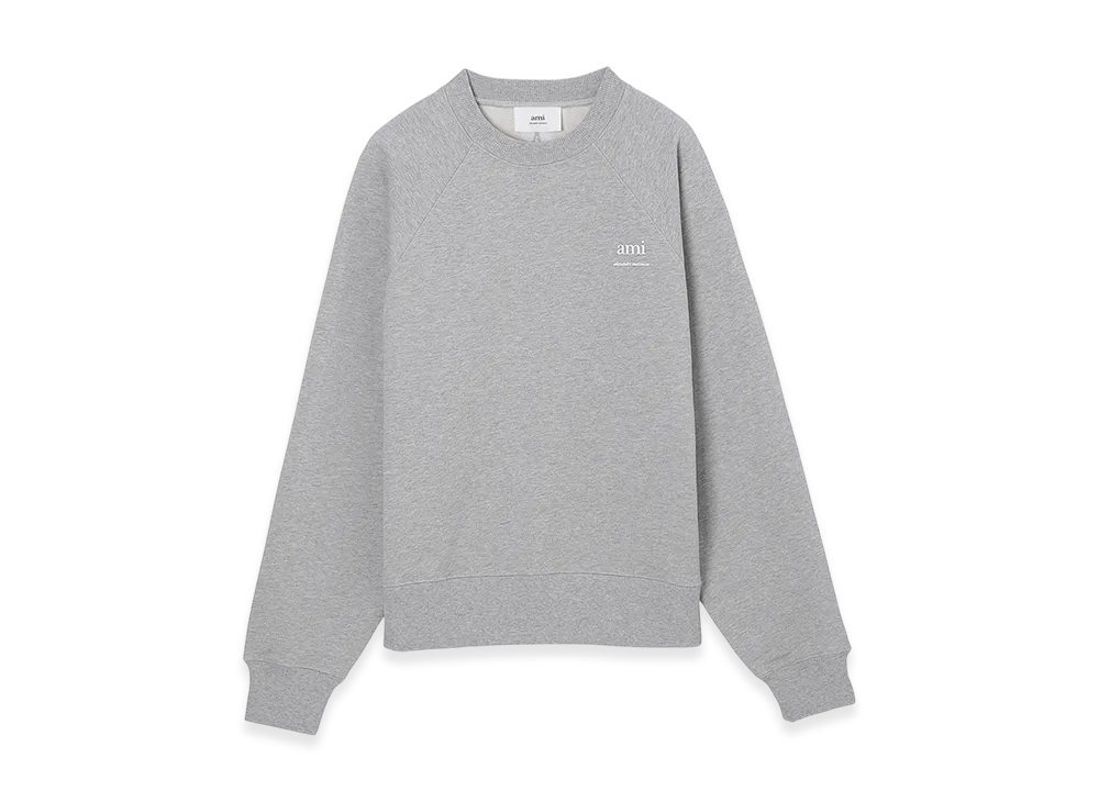 AMI PARIS Sweatshirt "Heatherashgrey"
