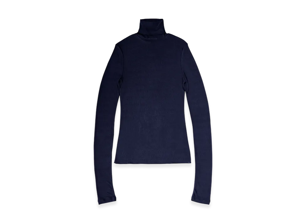 AMI PARIS Turtleneck Tshirt "Nightblue"