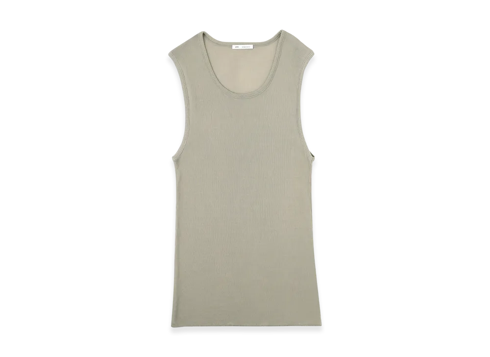 AMI PARIS Long Tanktop "Argile"