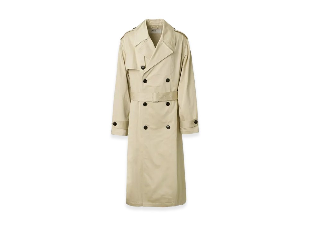 AMI PARIS Trench Coat "Vanilla"