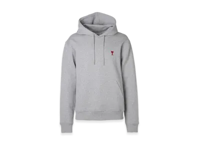 AMI PARIS De Coeur Hoodie "Heatherashgrey"