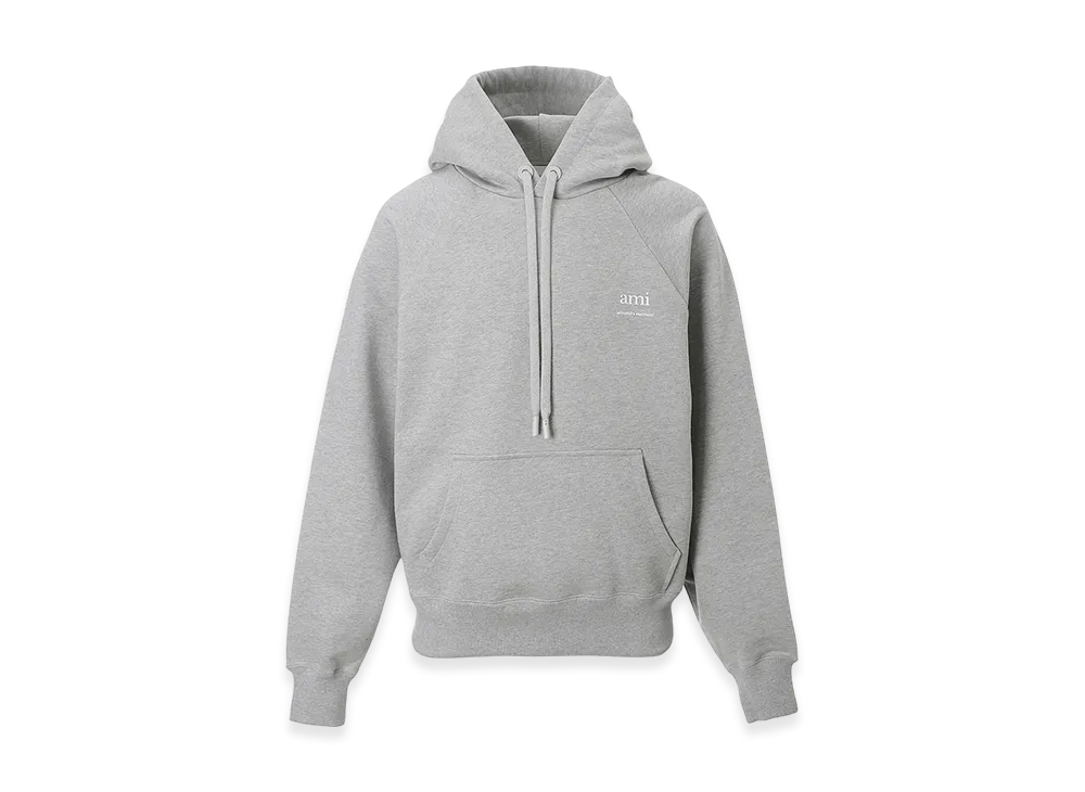 AMI PARIS Hoodie "Heatherashgrey"