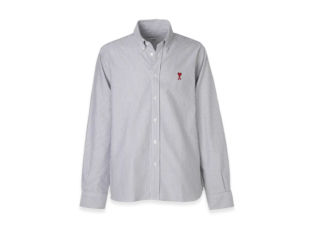 AMI PARIS De Coeur Shirt "Black/Naturalwhite"