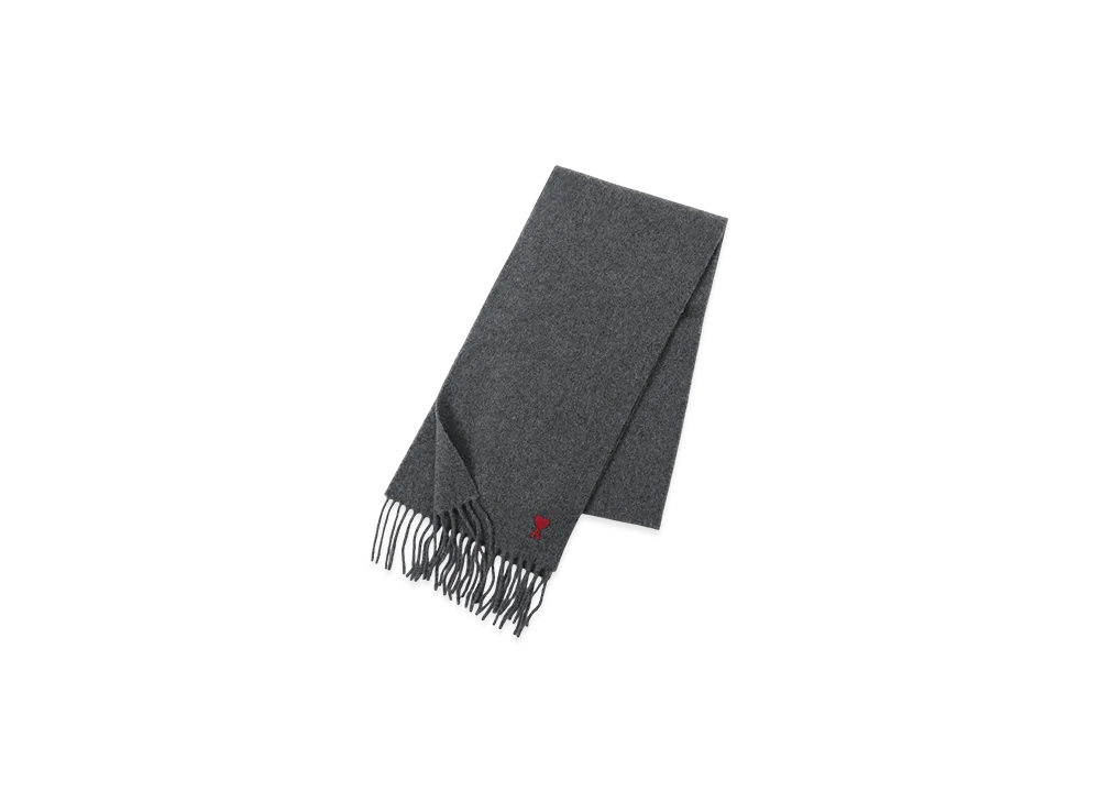 AMI PARIS Red ADC Scarf "Darkgrey"