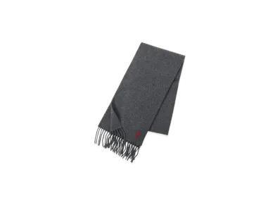 AMI PARIS Red ADC Scarf "Darkgrey"